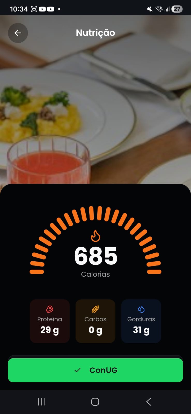 Controle nutricional